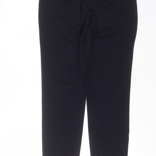Zara Womens Blue  Polyester Trousers  Size 8 L28 in Regular