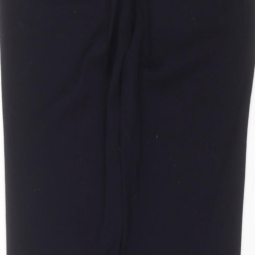Zara Womens Blue  Polyester Trousers  Size 8 L28 in Regular