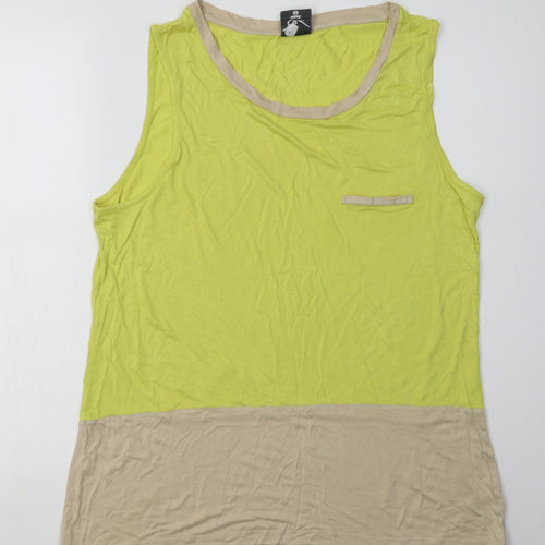 NEXT Womens Green  Viscose Basic Tank Size 20 Scoop Neck