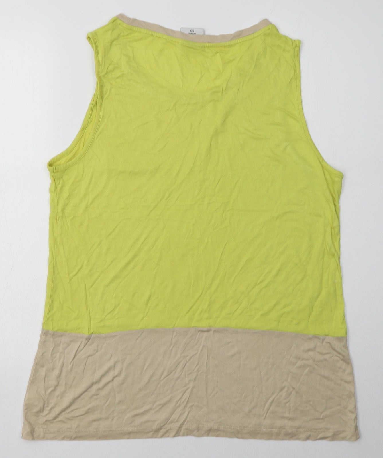 NEXT Womens Green  Viscose Basic Tank Size 20 Scoop Neck