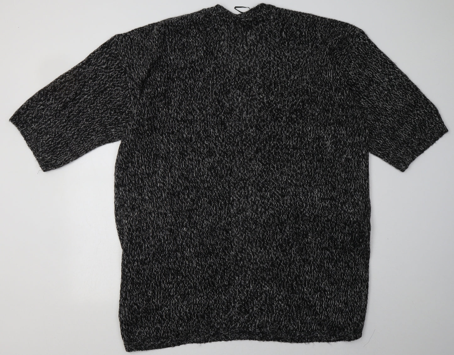 H&M Womens Grey V-Neck  Acrylic Cardigan Jumper Size L