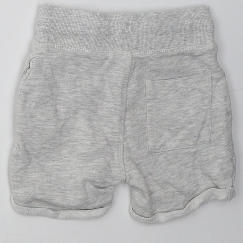 Mini Club Boys Grey  Cotton Shorts Outfit/Set Size 9-12 Months  Tie