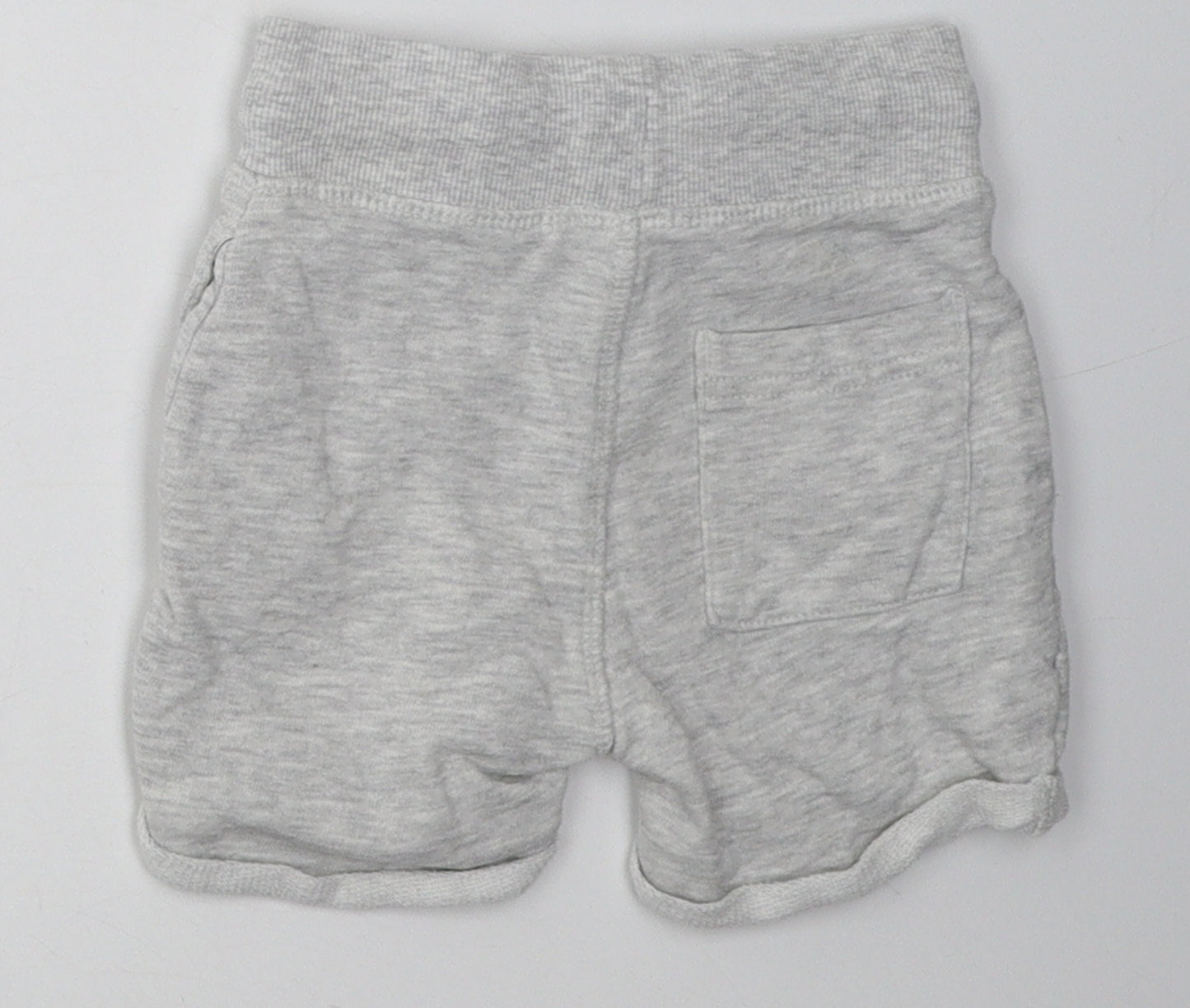 Mini Club Boys Grey  Cotton Shorts Outfit/Set Size 9-12 Months  Tie