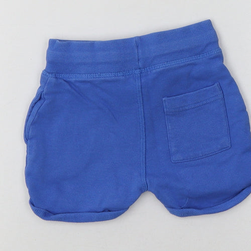 Mini Club Boys Blue  Cotton Shorts Outfit/Set Size 9-12 Months  Tie