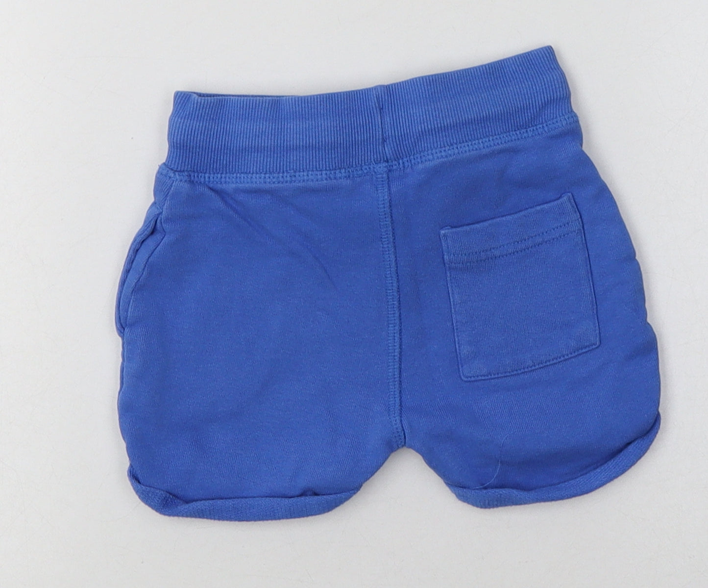Mini Club Boys Blue  Cotton Shorts Outfit/Set Size 9-12 Months  Tie