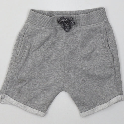 Nutmeg Boys Grey  Cotton Shorts Outfit/Set Size 12-18 Months  Tie