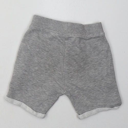 Nutmeg Boys Grey  Cotton Shorts Outfit/Set Size 12-18 Months  Tie