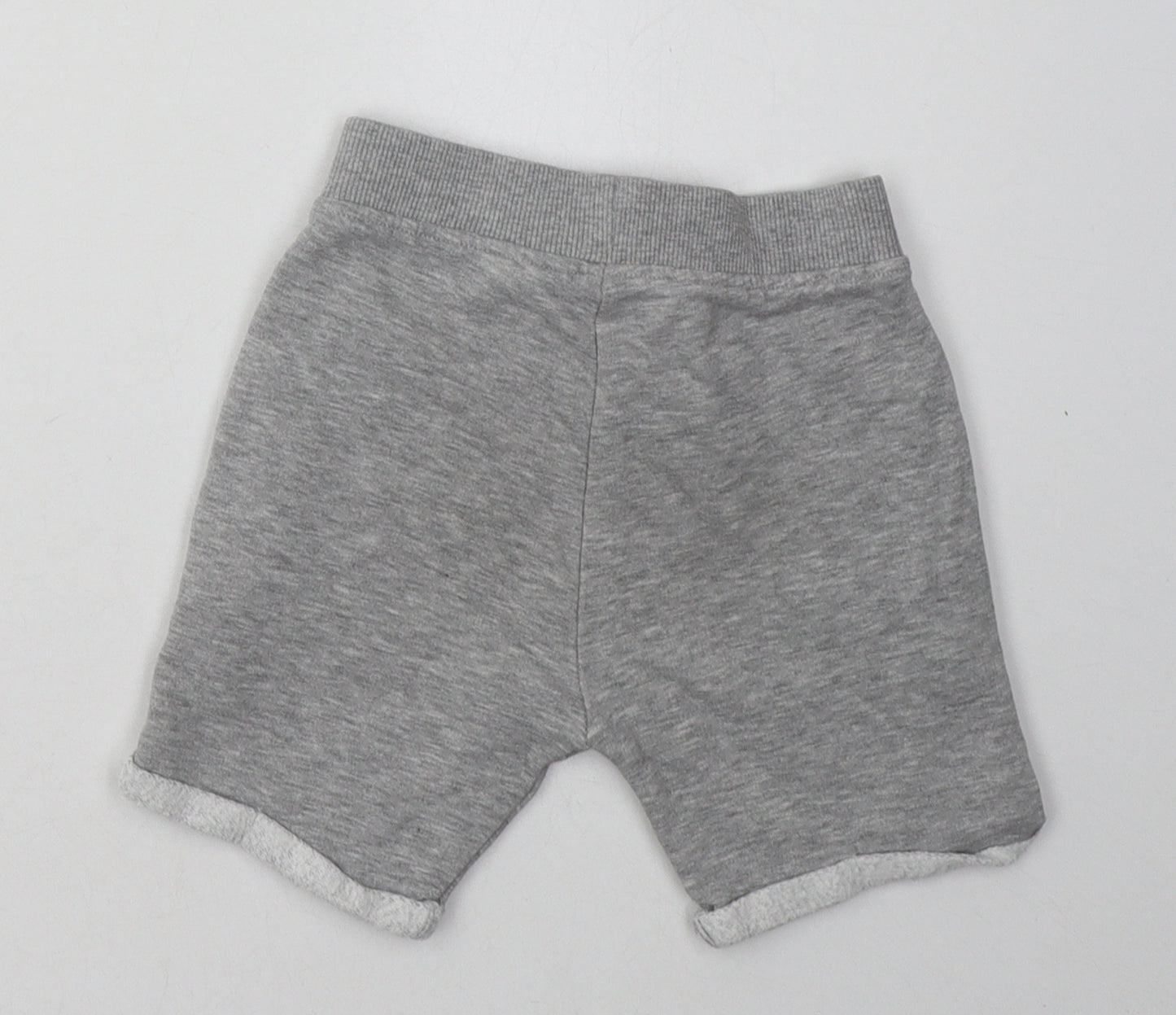 Nutmeg Boys Grey  Cotton Shorts Outfit/Set Size 12-18 Months  Tie