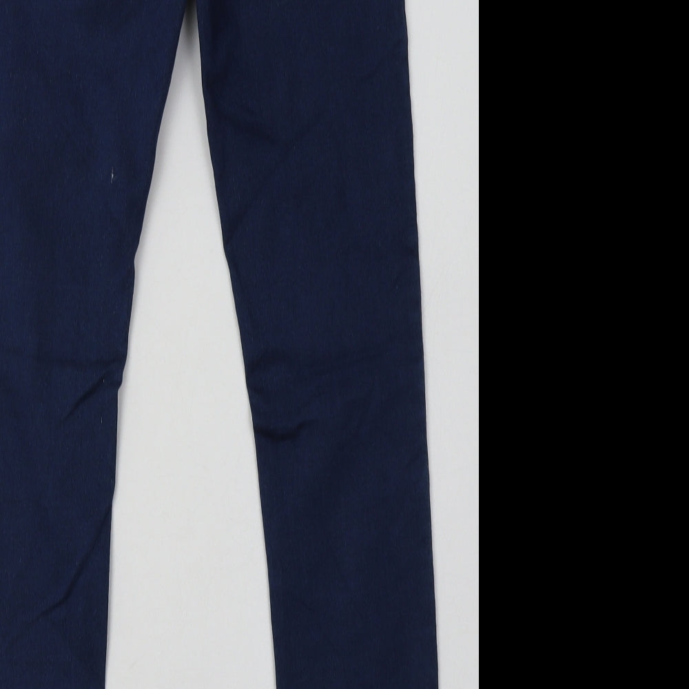 name it Girls Blue  Cotton Straight Jeans Size 13 Years  Regular Hook & Eye