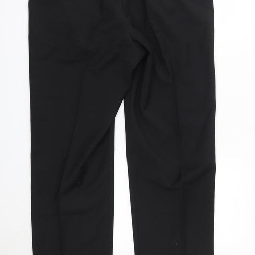 M&S Mens Black  Polyester Dress Pants Trousers Size 36 in L31 in Regular