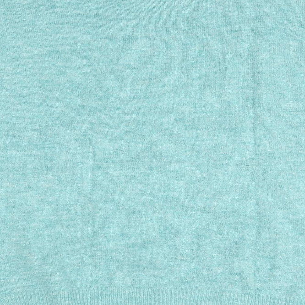 H&M Womens Green High Neck  Acrylic Pullover Jumper Size M