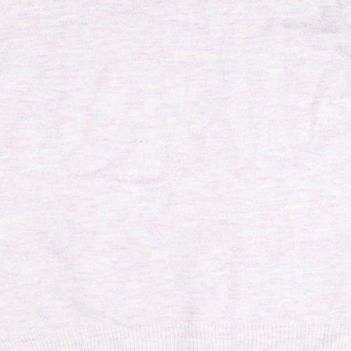 H&M Womens Purple High Neck  Acrylic Pullover Jumper Size S