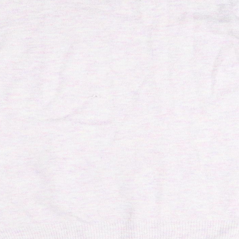 H&M Womens Purple High Neck  Acrylic Pullover Jumper Size S