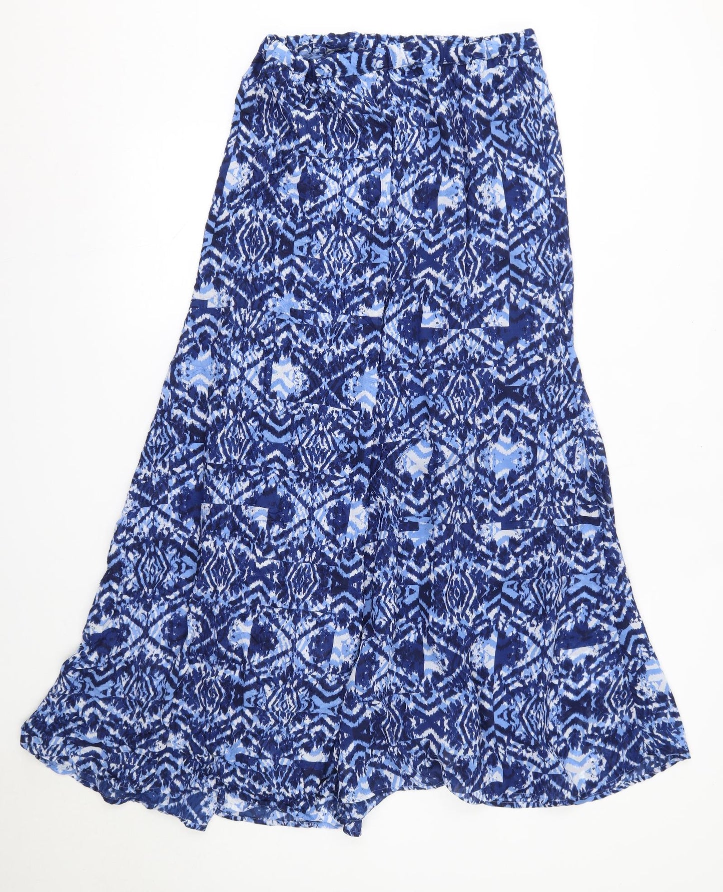 South Womens Blue  Polyester A-Line Skirt Size 14