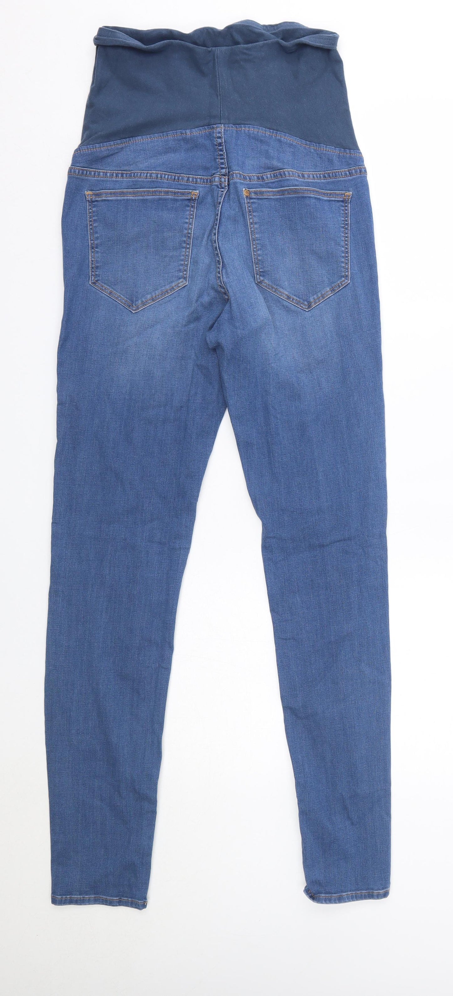 H&M Womens Blue  Cotton Jegging Jeans Size 12 L30 in Regular