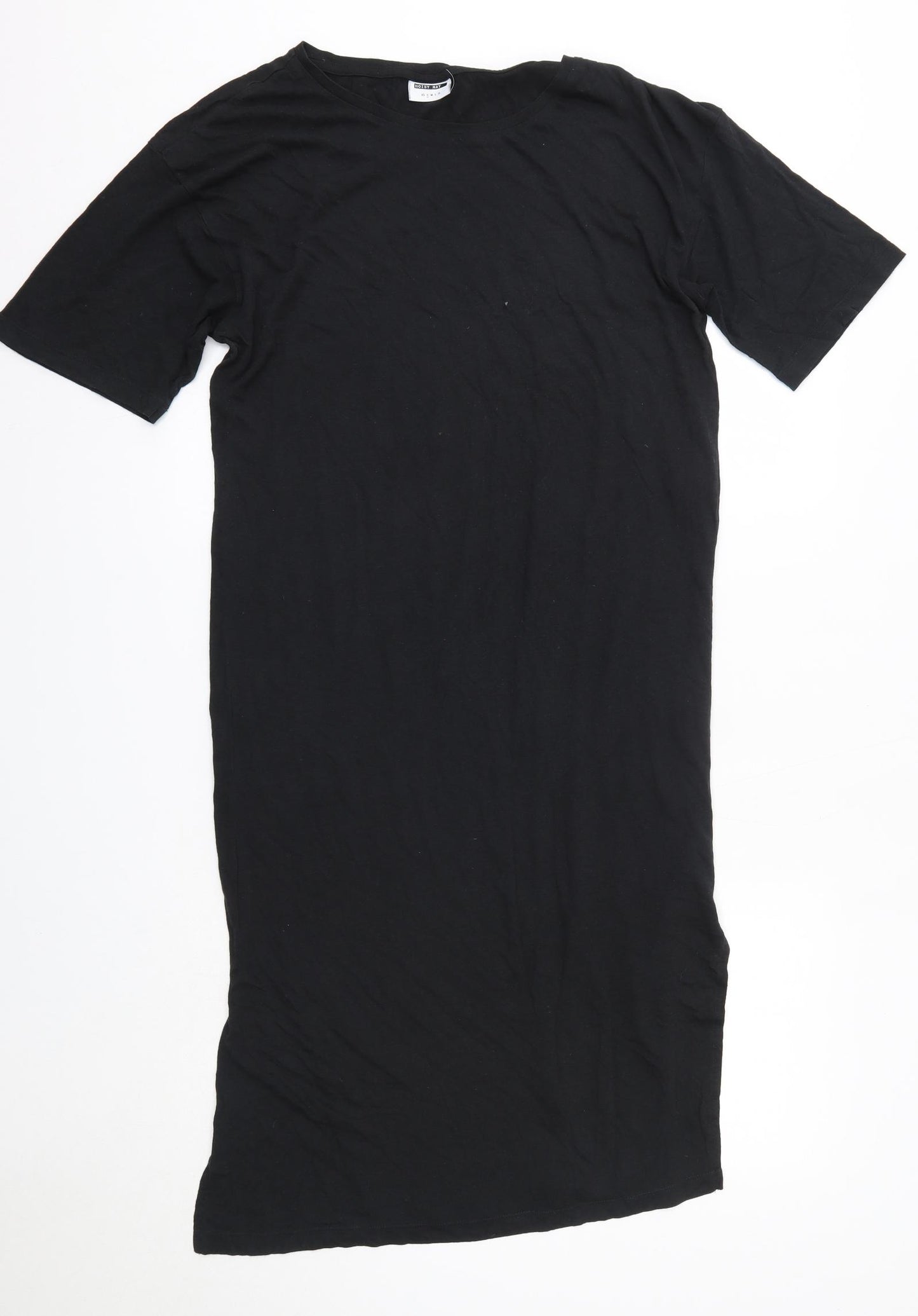 Noisy may Womens Black  Cotton T-Shirt Dress  Size S  Round Neck