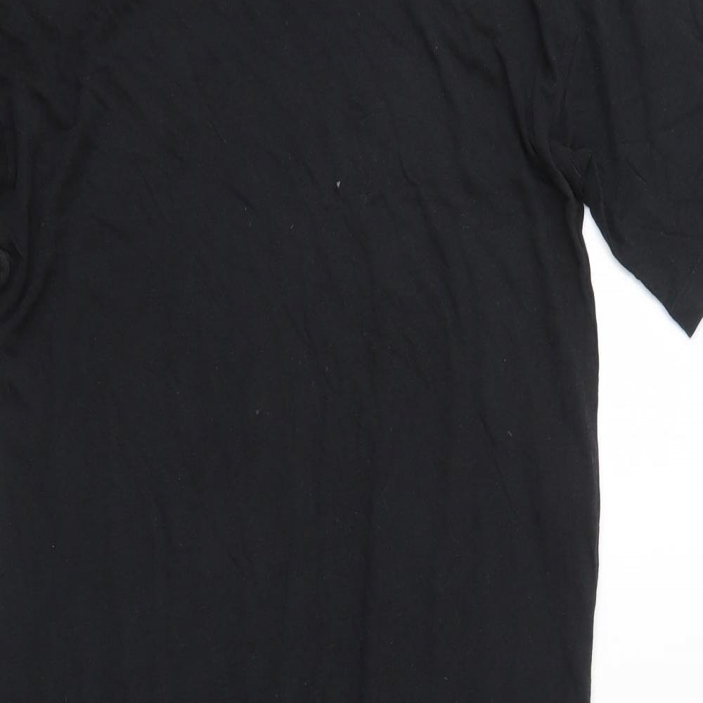 Noisy may Womens Black  Cotton T-Shirt Dress  Size S  Round Neck