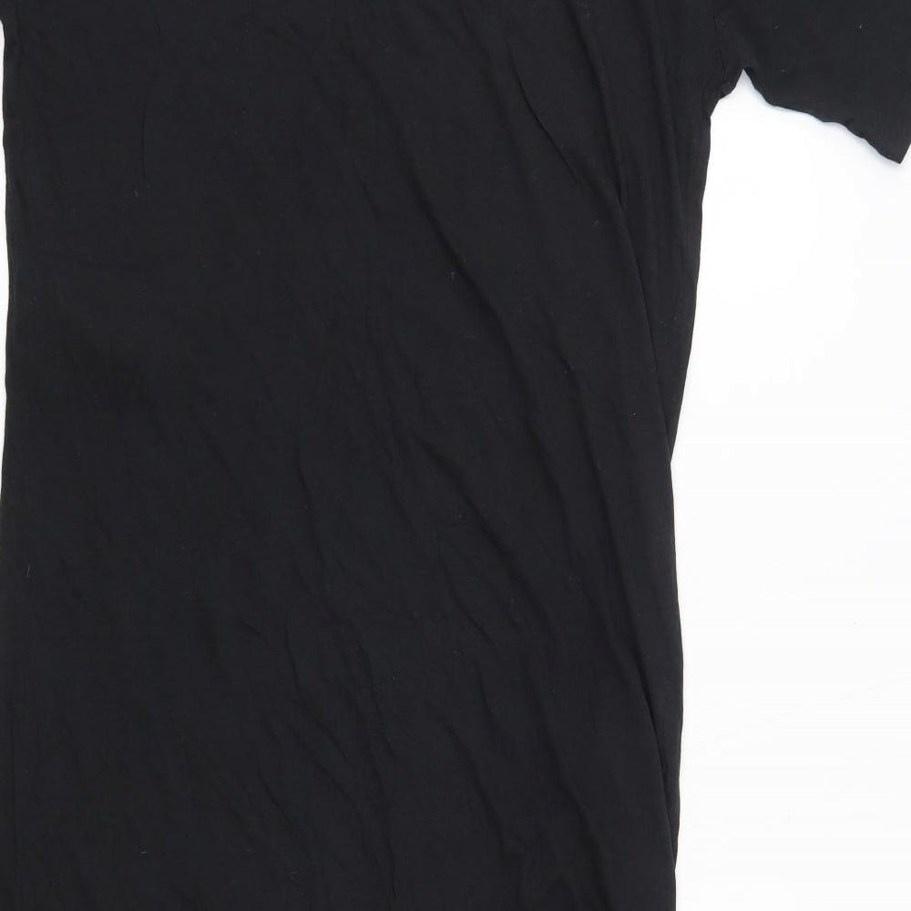 Noisy may Womens Black  Cotton T-Shirt Dress  Size S  Round Neck