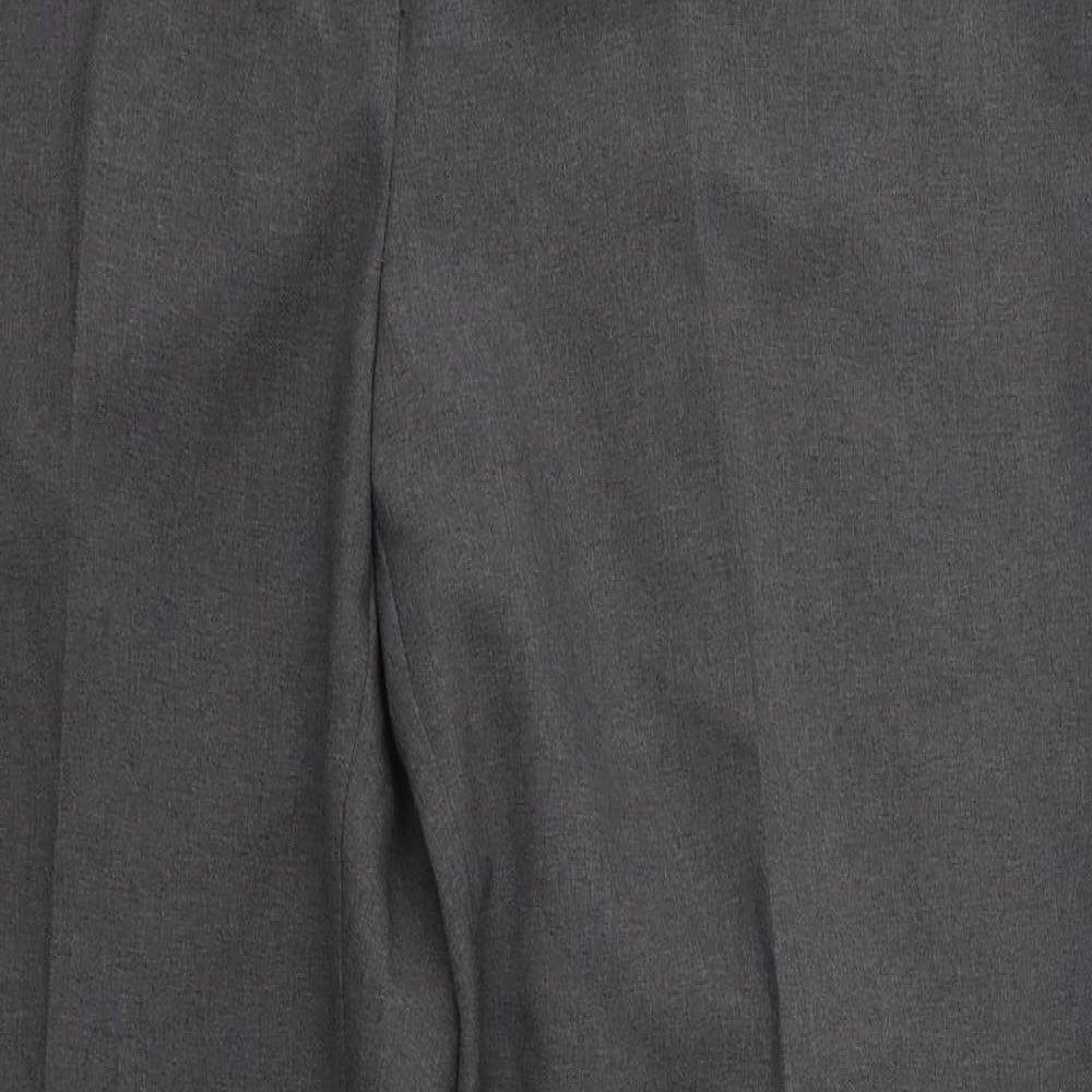 George Womens Grey  Polyester Dress Pants Trousers Size 16 L28 in Regular