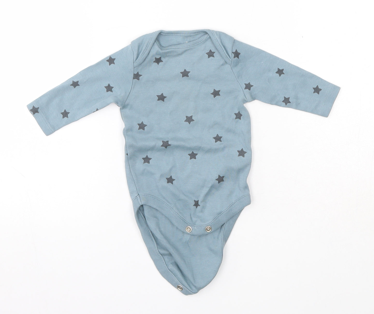 NEXT Baby Blue  100% Cotton Babygrow One-Piece Size 0-3 Months