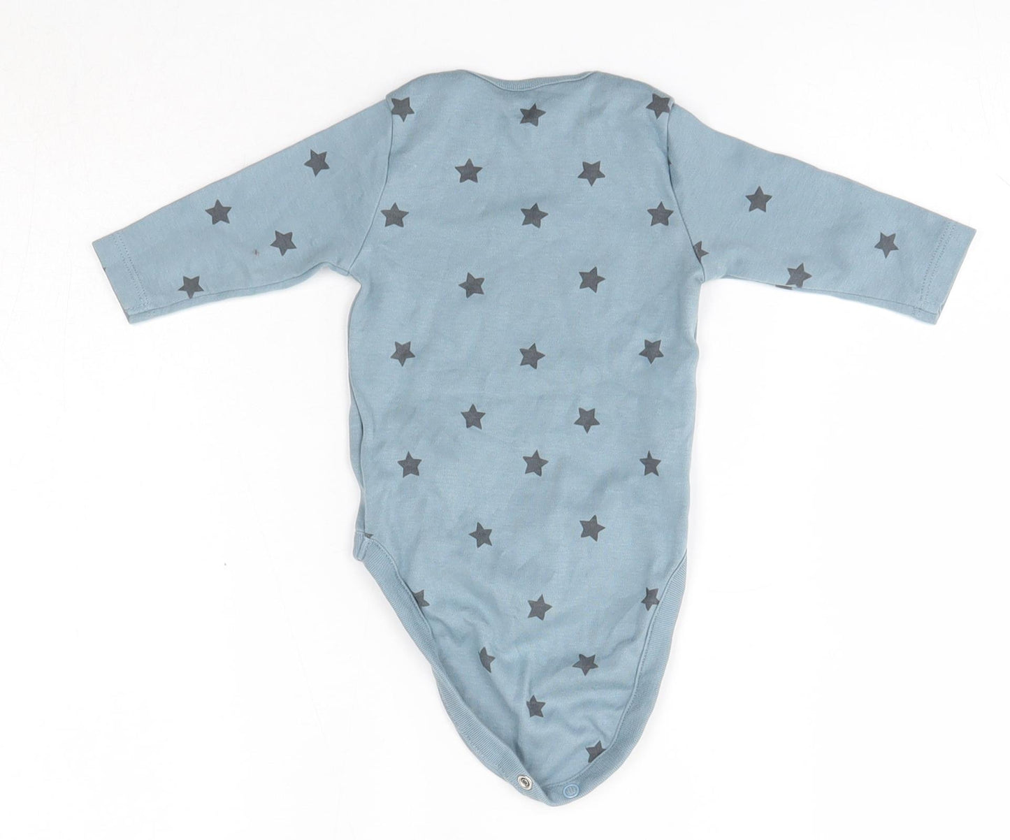 NEXT Baby Blue  100% Cotton Babygrow One-Piece Size 0-3 Months