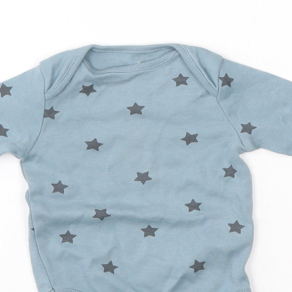 NEXT Baby Blue  100% Cotton Babygrow One-Piece Size 0-3 Months