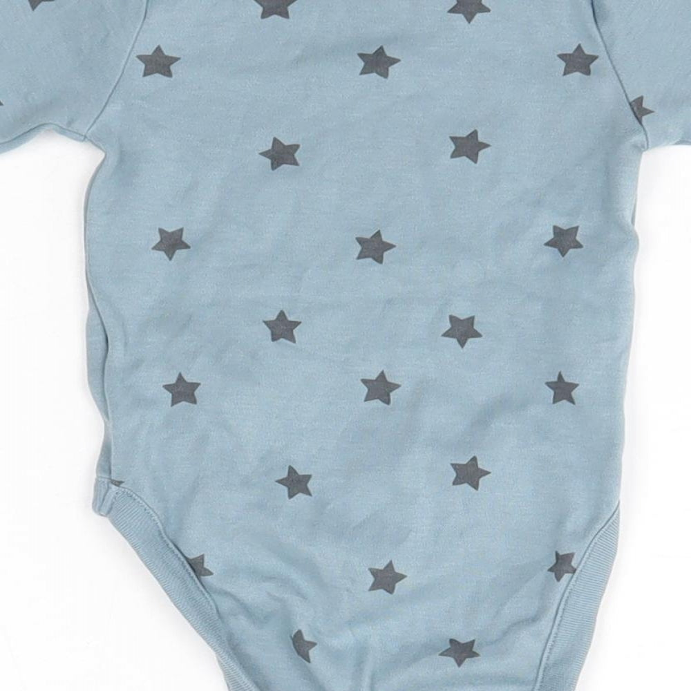 NEXT Baby Blue  100% Cotton Babygrow One-Piece Size 0-3 Months