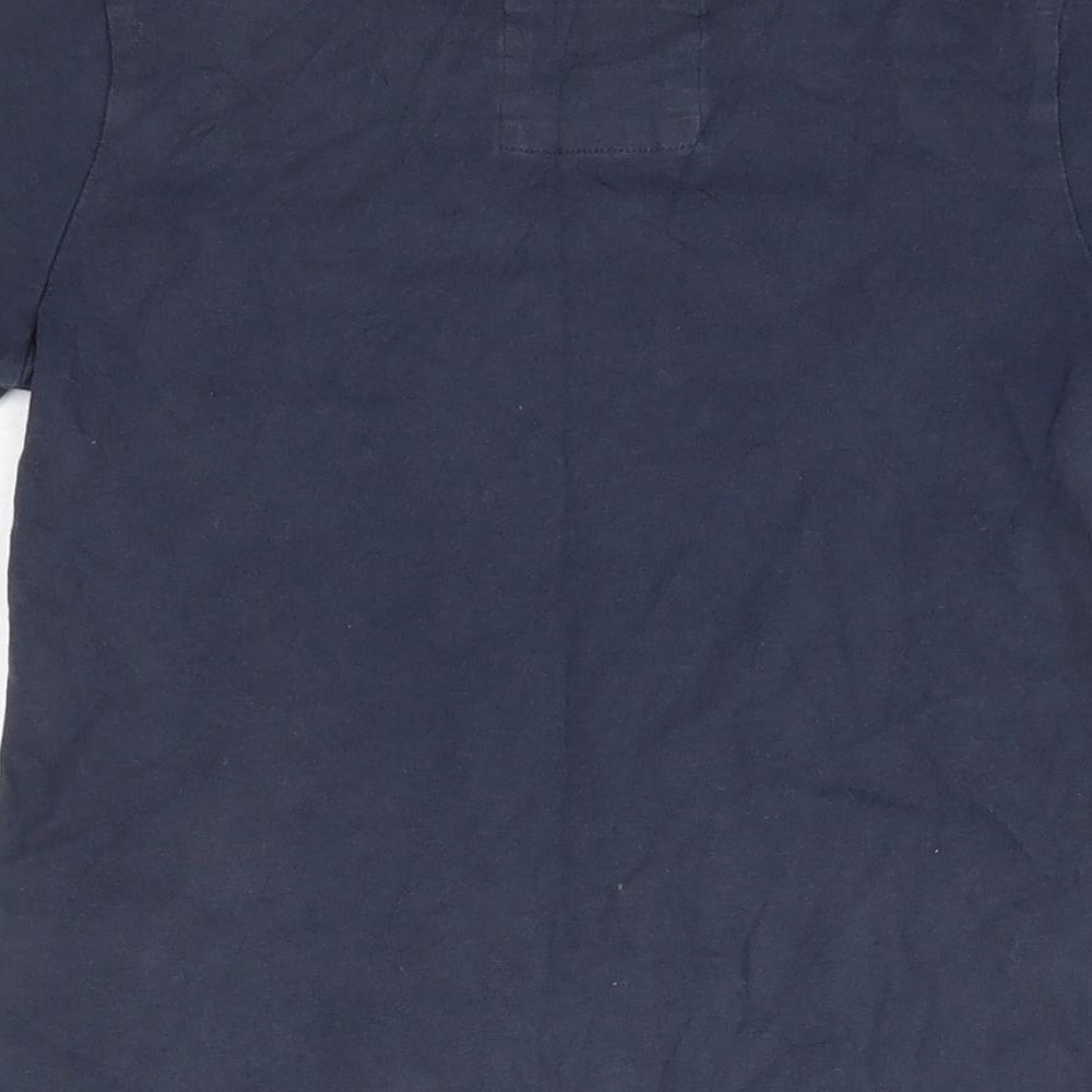 Fat Face Boys Blue  Cotton Basic T-Shirt Size 4-5 Years Round Neck  - Shark