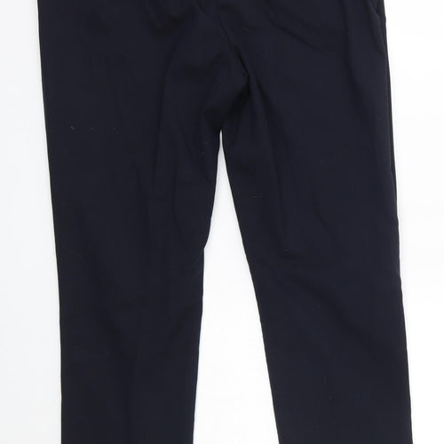 H&M Womens Blue  Polyester Dress Pants Trousers Size 10 L29 in Regular