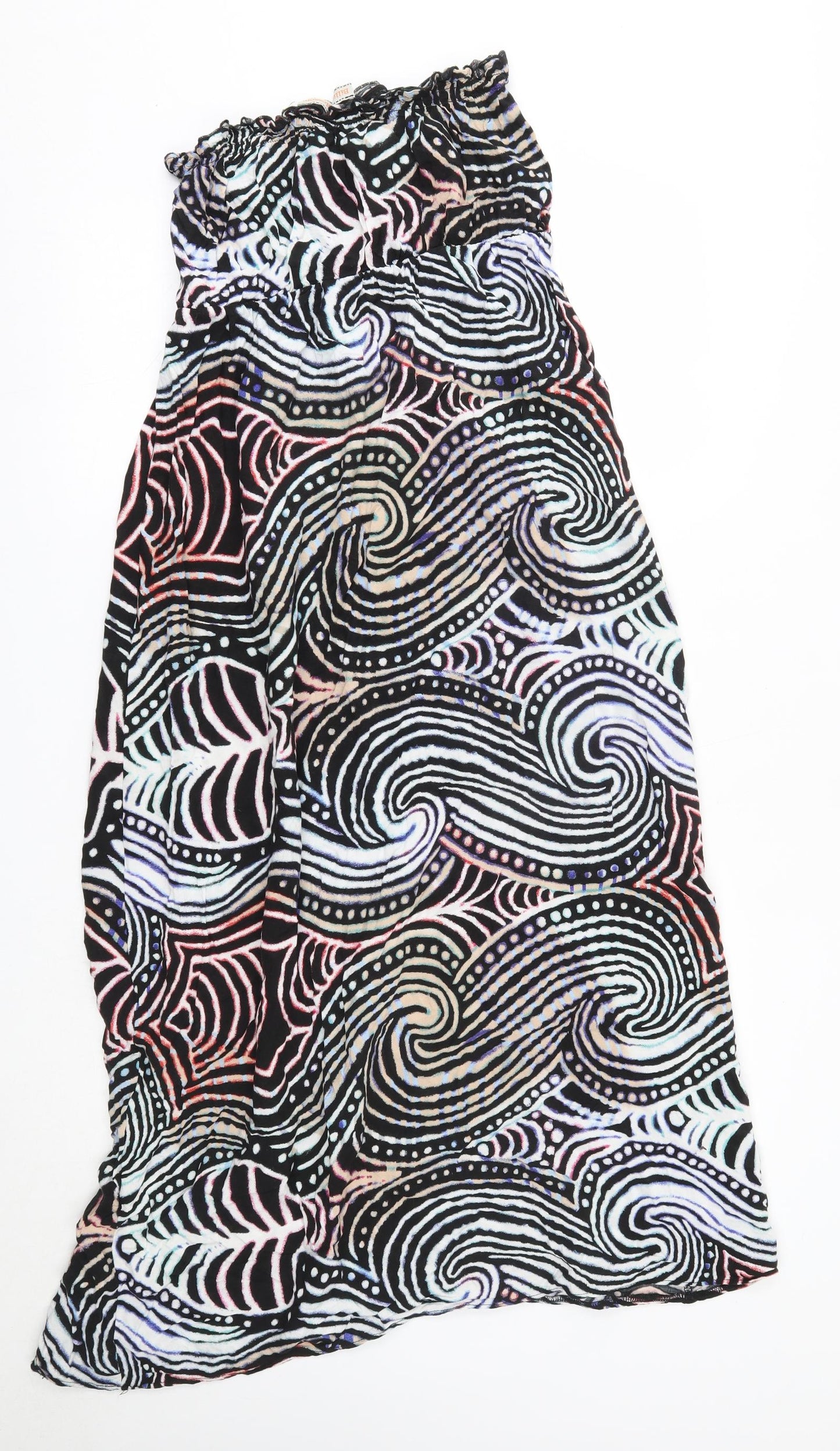 Billie & Blossom Womens Multicoloured  Viscose A-Line  Size 16  Off the Shoulder