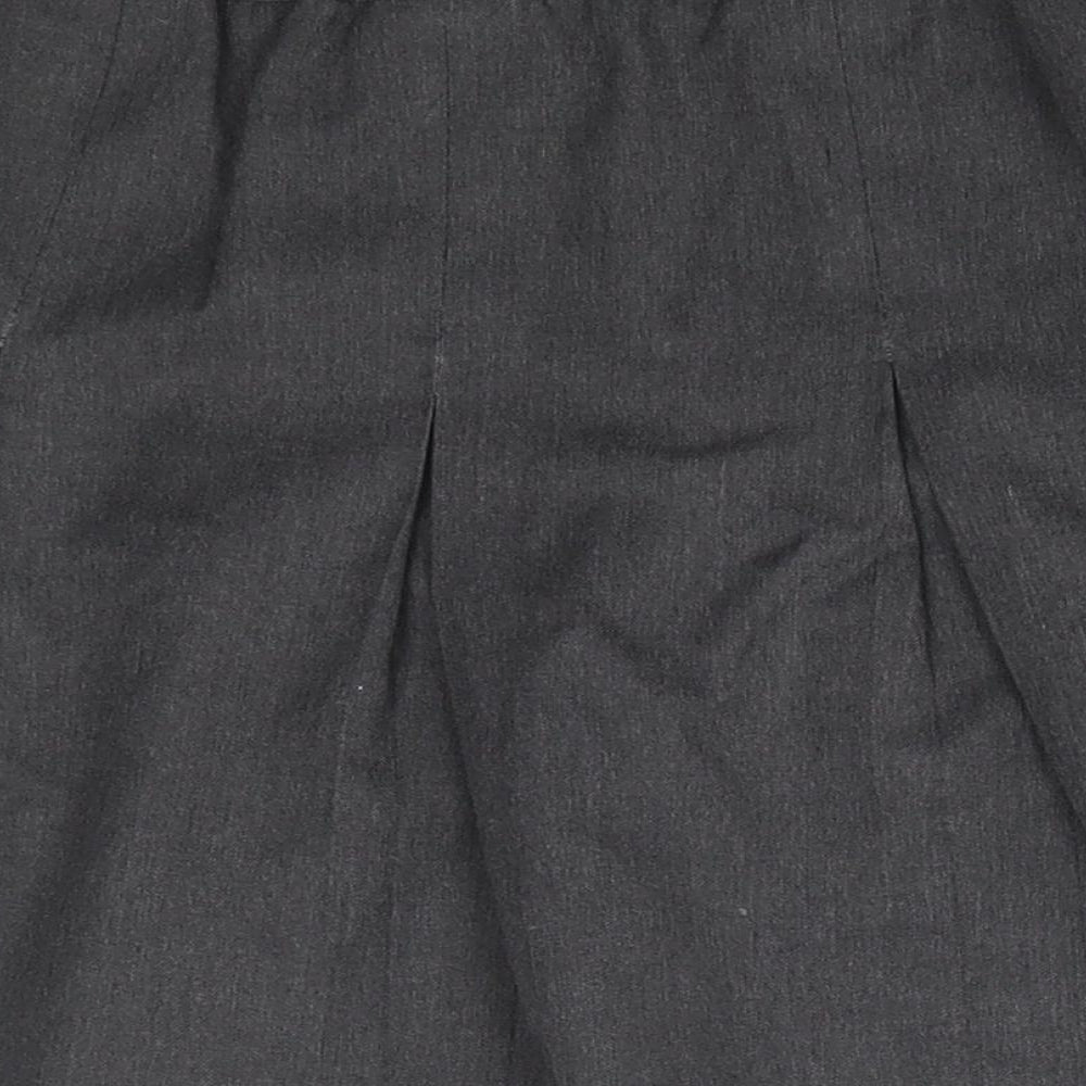 George Girls Grey  Polyester A-Line Skirt Size 6-7 Years  Regular  - School