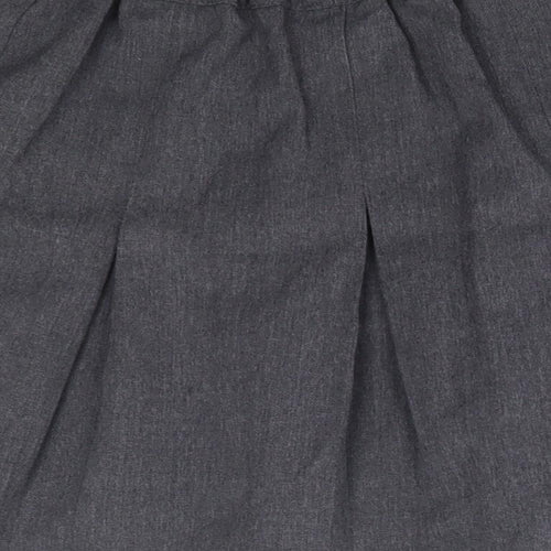 George Girls Grey  Polyester A-Line Skirt Size 6-7 Years  Regular  - School