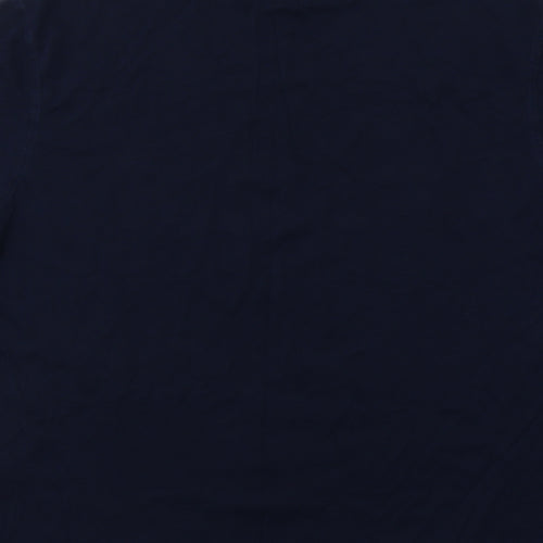 M&S Mens Blue  Cotton  T-Shirt Size L Crew Neck
