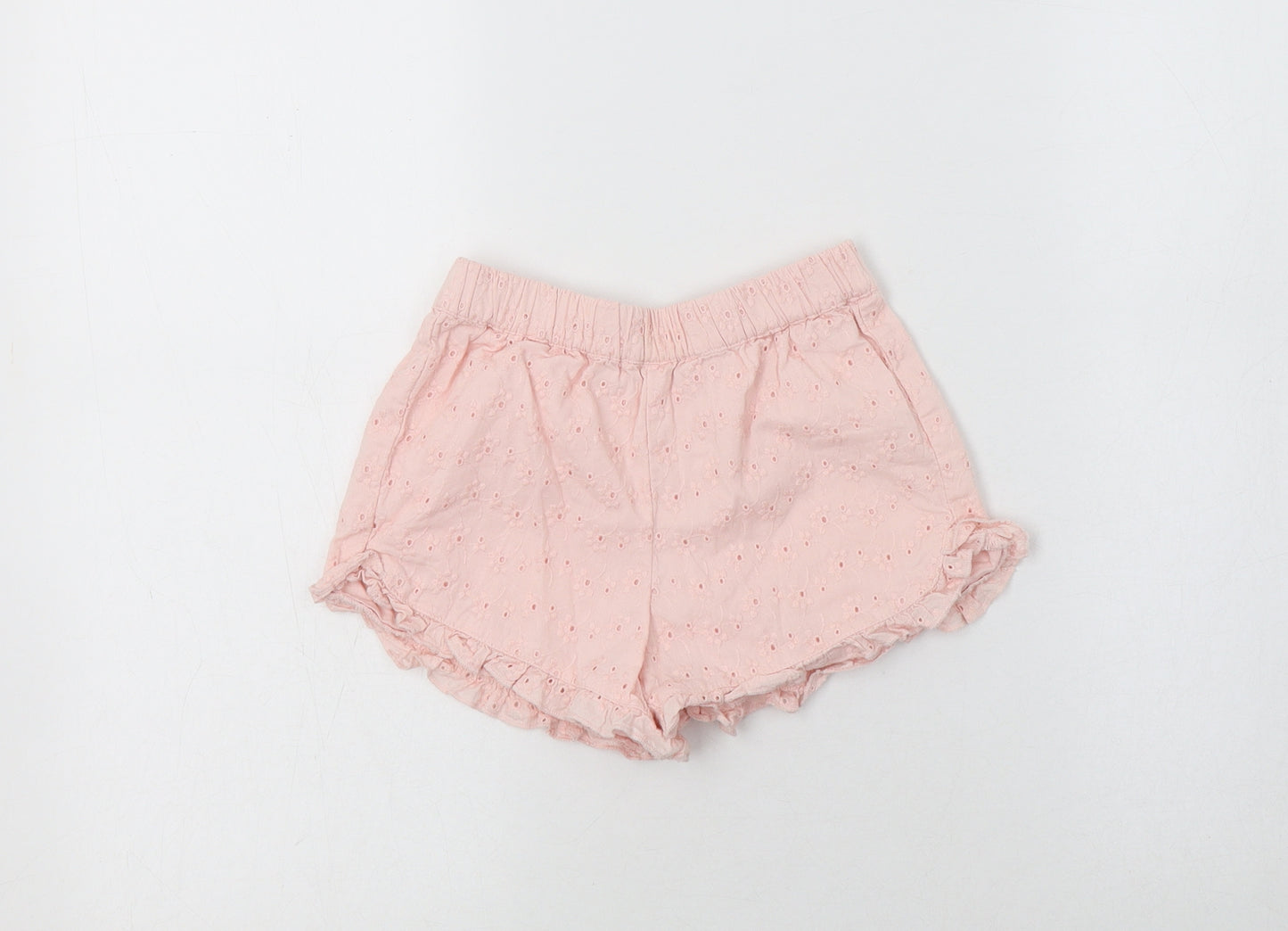 George Girls Pink  Cotton Bermuda Shorts Size 4-5 Years  Regular