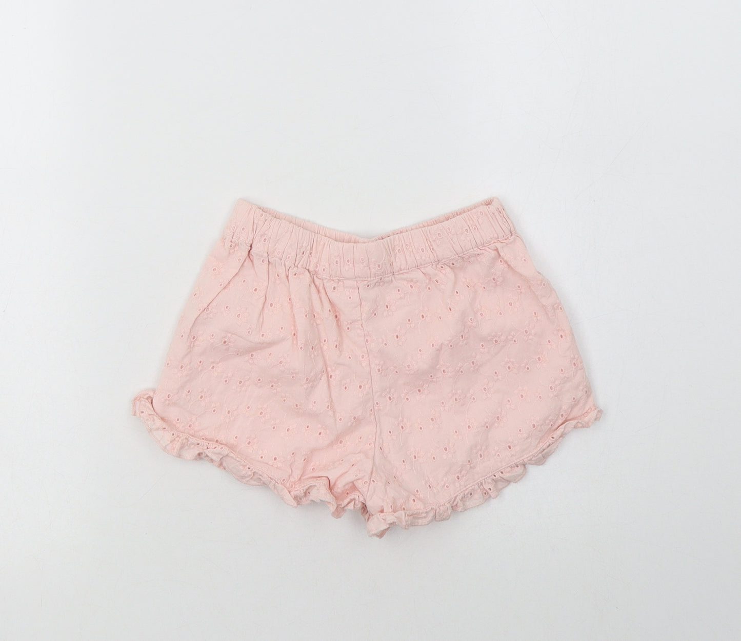George Girls Pink  Cotton Bermuda Shorts Size 4-5 Years  Regular