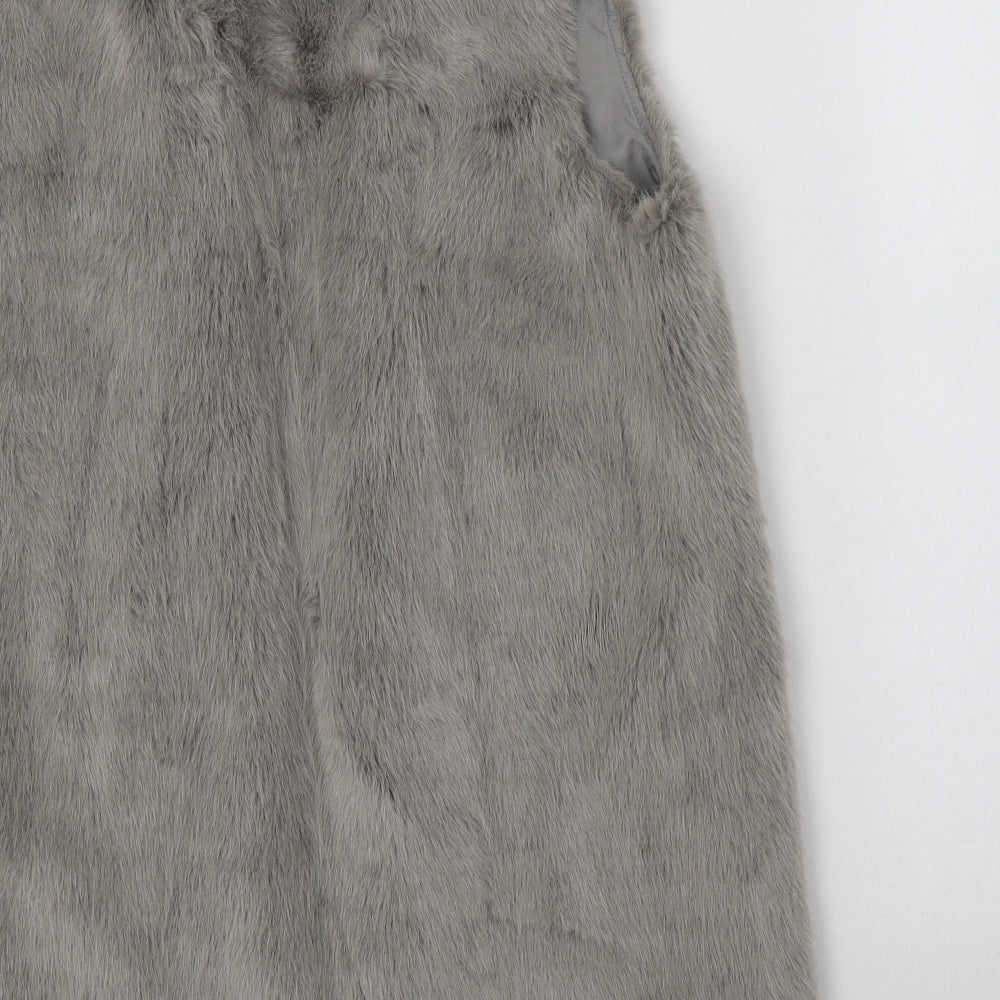 New Look Womens Grey   Gilet Waistcoat Size 10