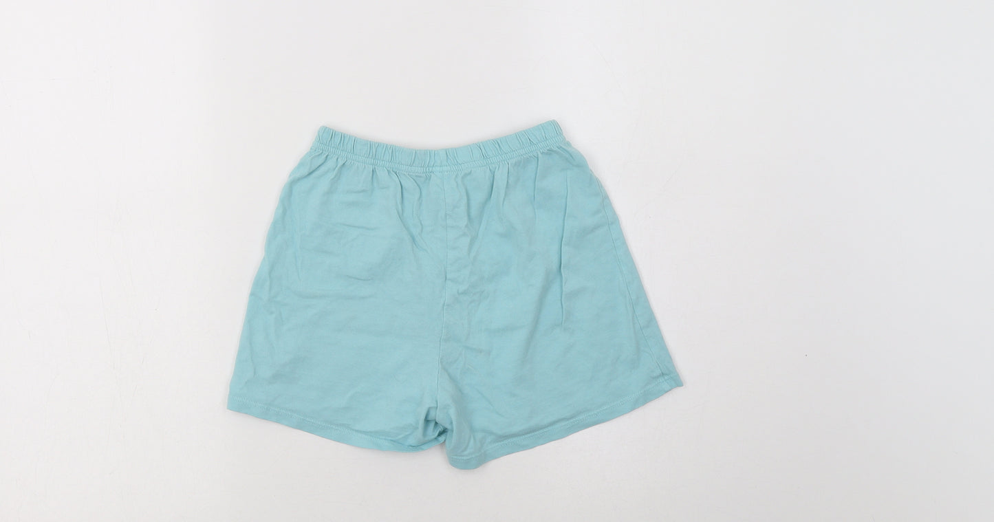 George Girls Blue  Cotton  Pyjama Pants Size 9-10 Years