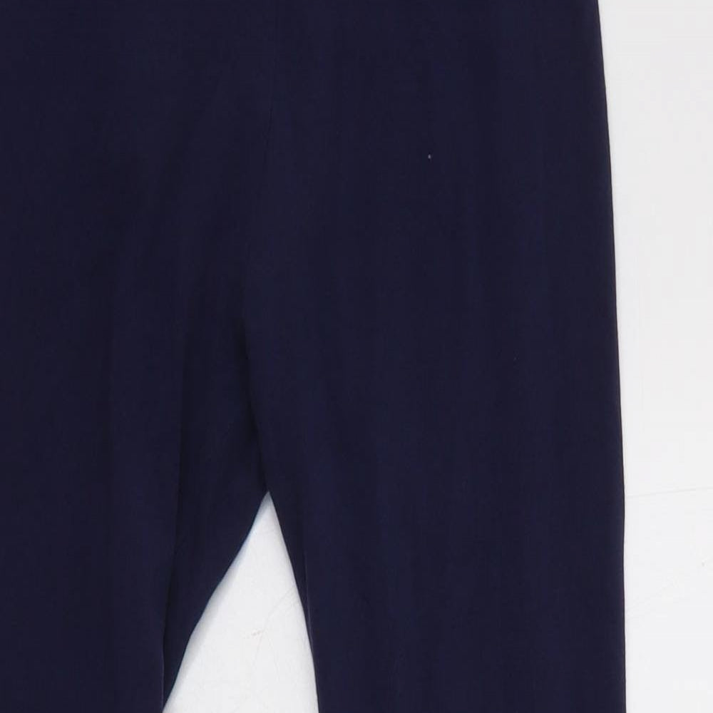 PUMA Womens Blue  Cotton Compression Leggings Size XS L25 in Regular
