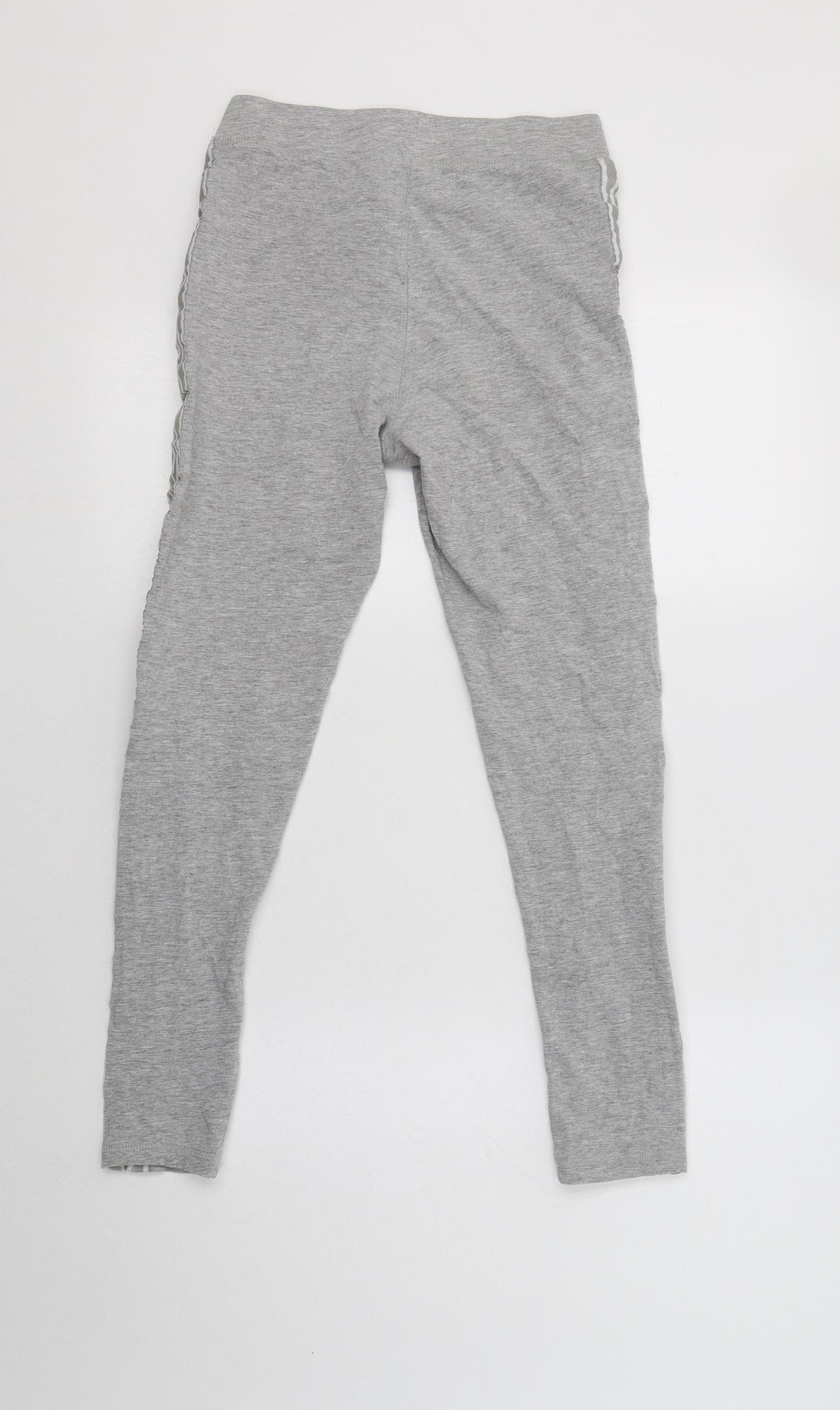 Umbro Womens Grey  Cotton Cropped Leggings Size S L25 in Regular