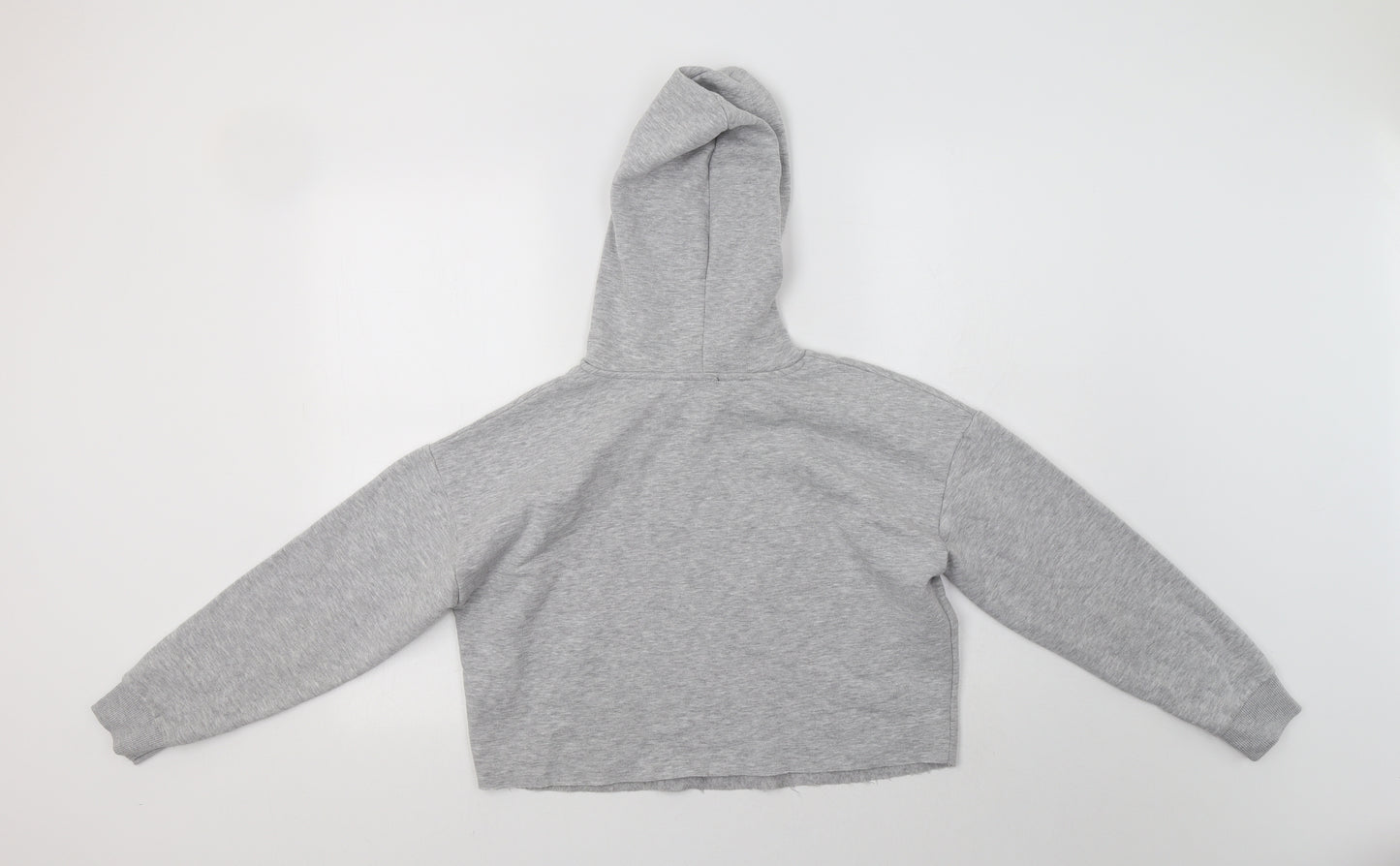 New Look Girls Grey  Polyester Pullover Hoodie Size 12-13 Years