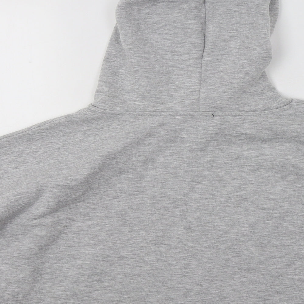 New Look Girls Grey  Polyester Pullover Hoodie Size 12-13 Years