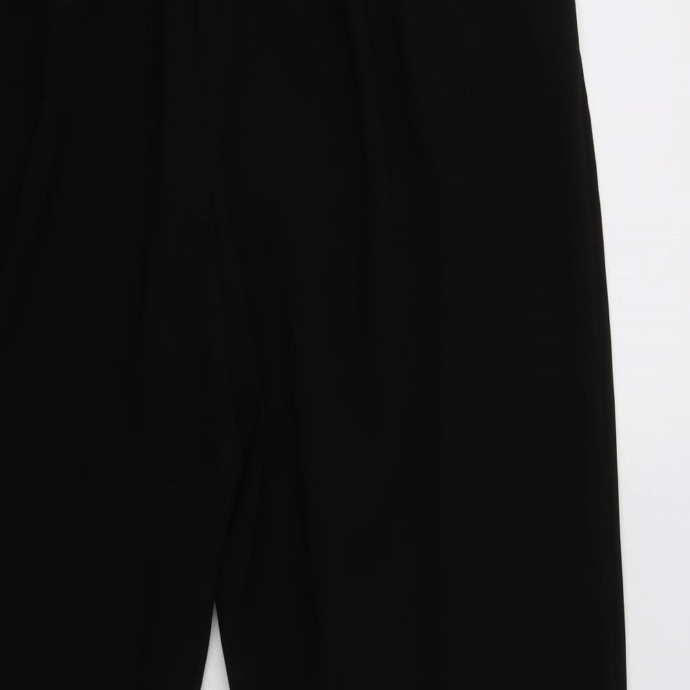 Primark Womens Black  Polyester Dress Pants Trousers Size 16 L29 in Regular Drawstring