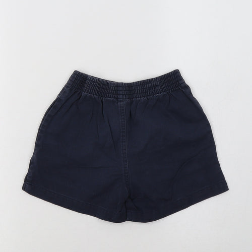 George Boys Blue  Cotton Sweat Shorts Size 4-5 Years  Regular  - School Wear