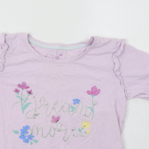 Matalan Girls Purple  Cotton Top Pyjama Top Size 13 Years
