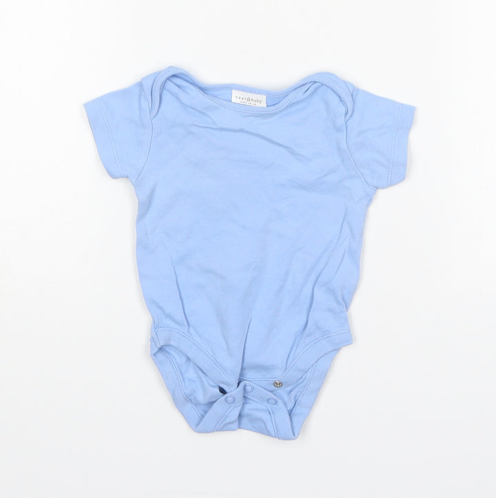 NEXT Boys Blue Cotton Leotard One-Piece Size 3-6 Months