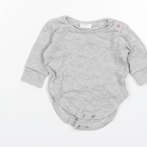 NEXT Boys Grey  Cotton Leotard One-Piece Size 0-3 Months
