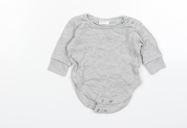 NEXT Boys Grey Cotton Leotard One-Piece Size 0-3 Months