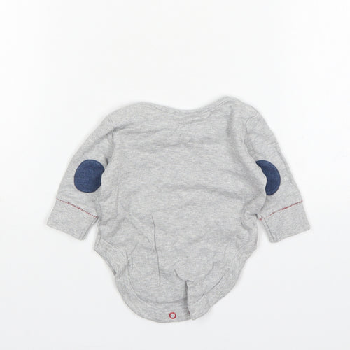 NEXT Boys Grey  Cotton Leotard One-Piece Size 0-3 Months
