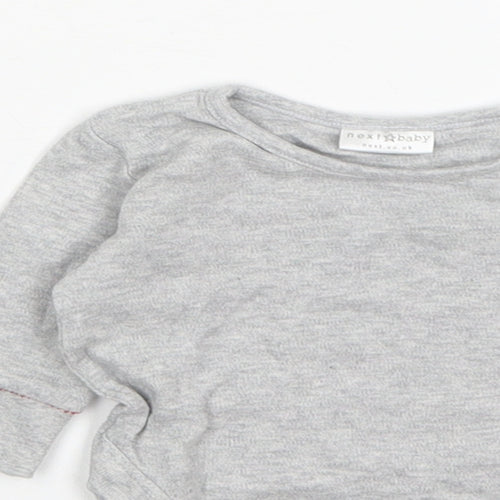 NEXT Boys Grey  Cotton Leotard One-Piece Size 0-3 Months