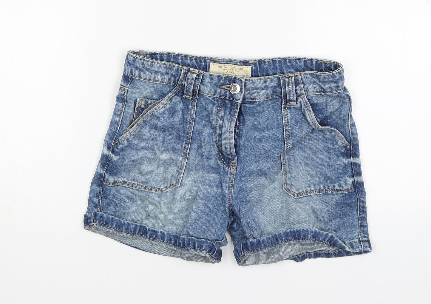NEXT Girls Blue  Cotton Bermuda Shorts Size 11 Years  Regular